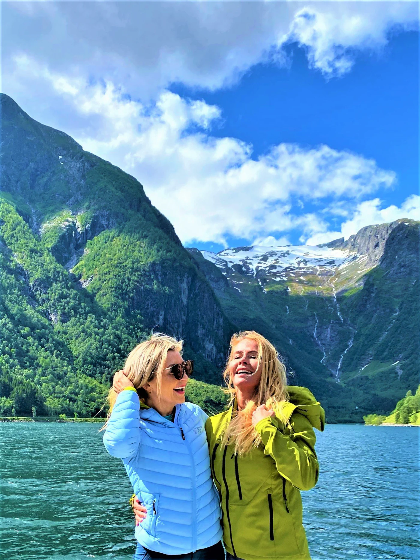 "CEO of Visit Sognefjord, Heidi Hauge, experiencing the 'Human Edge' and the serene 'Hyper-nature' of Finnabotn with Balestrand Fjord Angling. A high-end, sustainable fjord tour in the Sognefjord, showcasing authentic Norwegian travel and the emotional power of the pristine landscape."